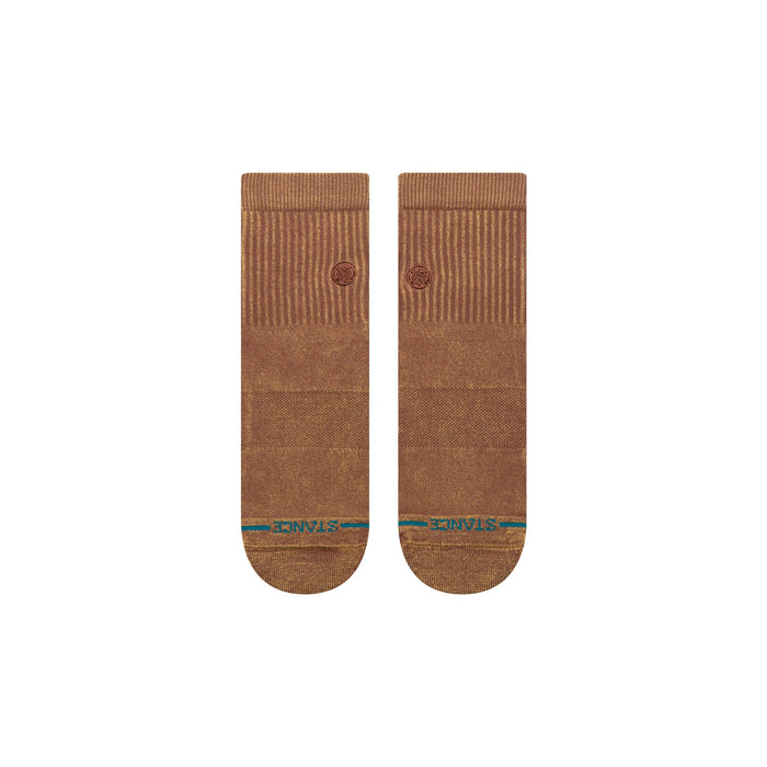 Stance - Icon Washed Quarter Sock (Brown)