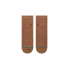 Stance - Icon Washed Quarter Sock (Brown)