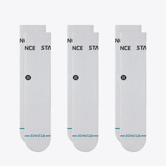 Stance - Origin 3 Pack Quarter Socks (White)