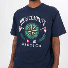 Tee Compass Navy - Four Street