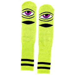 Toy Machine - Heather Sect Eye Sock (Yellow)
