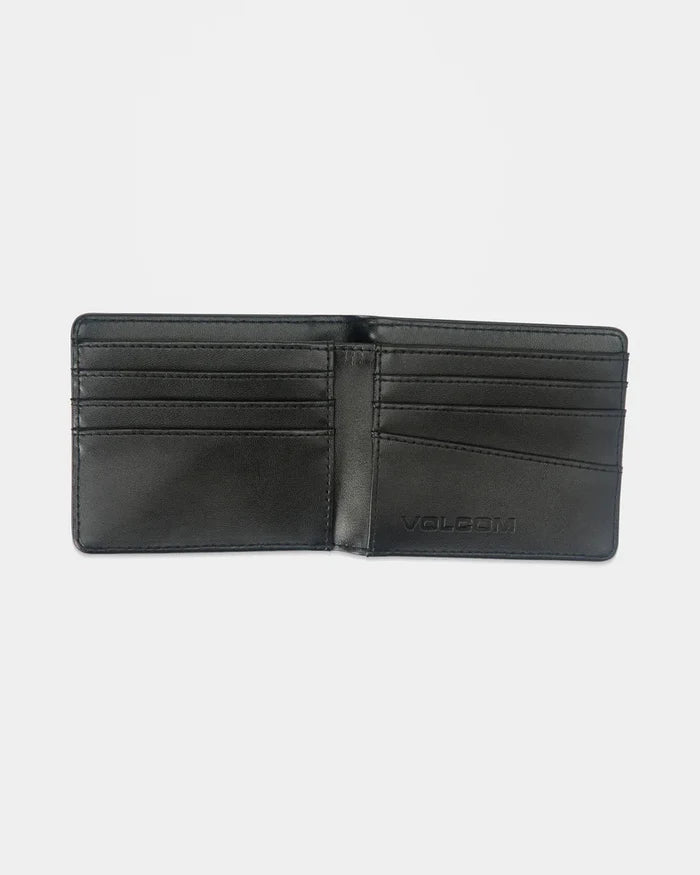 Volcom - Single Stone Leather Wallet (Black)