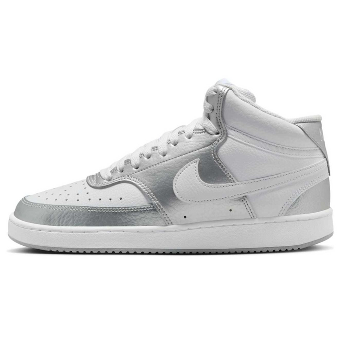 Nike Women’s Court Vision Mid 'Silver Grey' Shoes  – CD5436-108