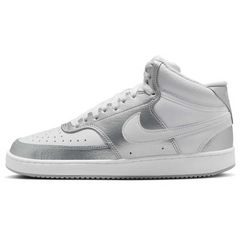 Nike Women’s Court Vision Mid 'Silver Grey' Shoes  – CD5436-108