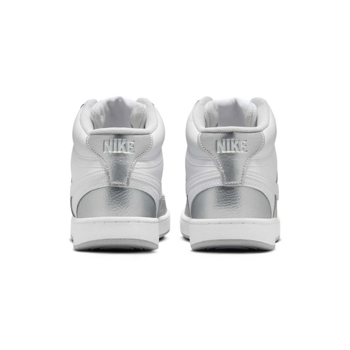 Nike Women’s Court Vision Mid 'Silver Grey' Shoes  – CD5436-108