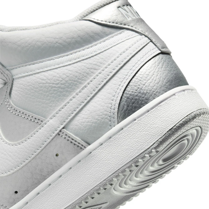 Nike Women’s Court Vision Mid 'Silver Grey' Shoes  – CD5436-108