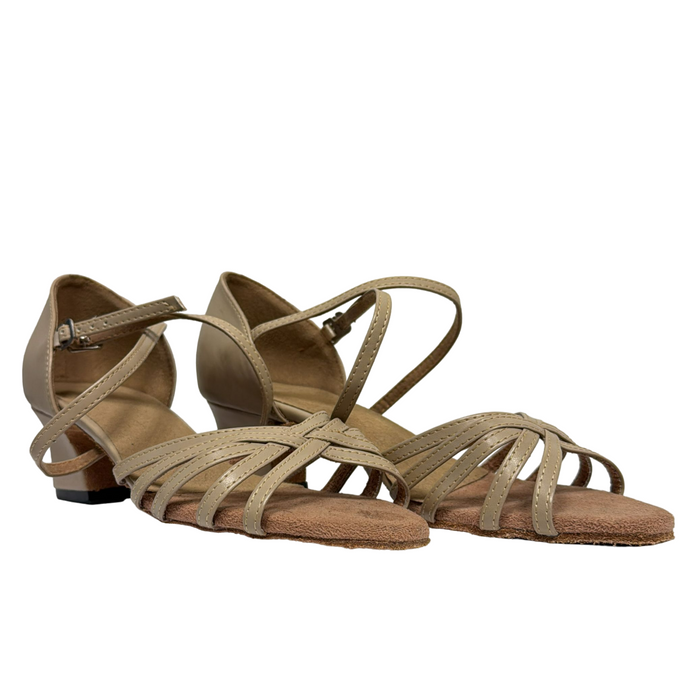 Women's Heels Nude Open Toe Summer Shoes