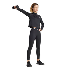 Adidas Women’s Train Essentials Minimal Branding 1/4-Zip Cover-Up – IS4028