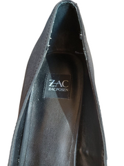 ZACPOSEN Stylish Women's High Block Heel Sandal Full Black